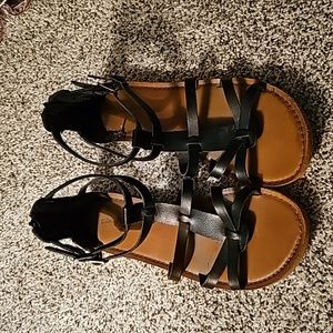 Black sandals